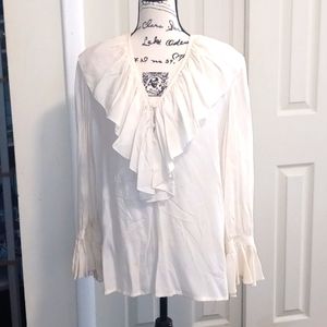 Vintage Silk Poets blouse